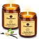 thumbnail image 1 of Set de velas Fissiworx con aroma a vainilla, 440 ml, paquete de 2 unidades, 110 horas, regalo, 1 of 9