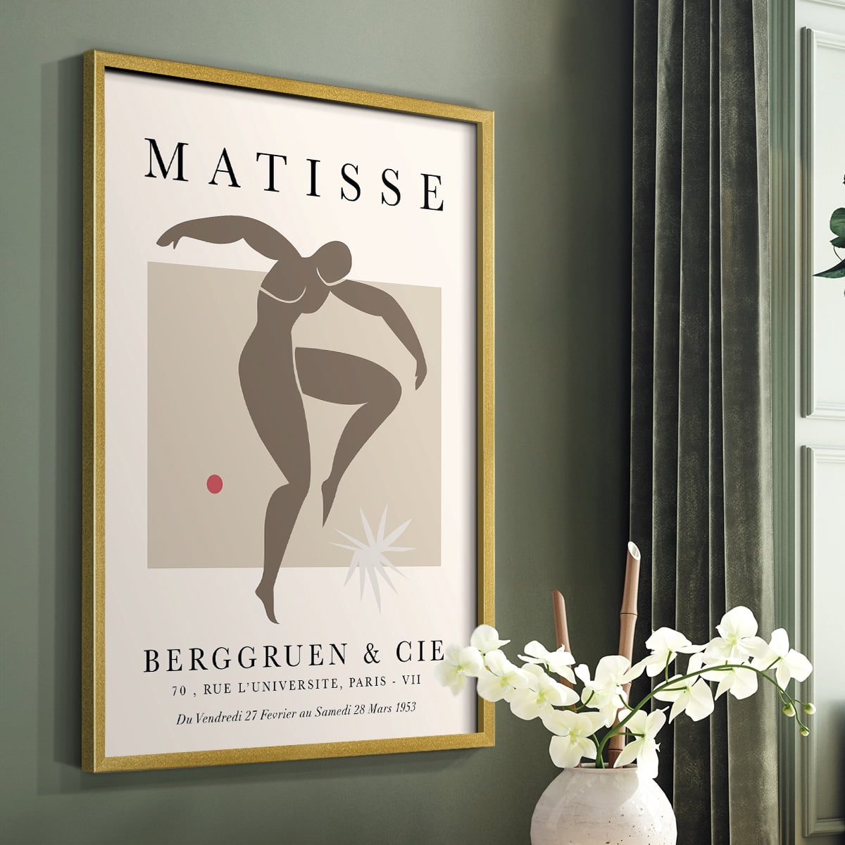 Matisse CCXXIX in Solid Wood 8 x 10 Framed Print