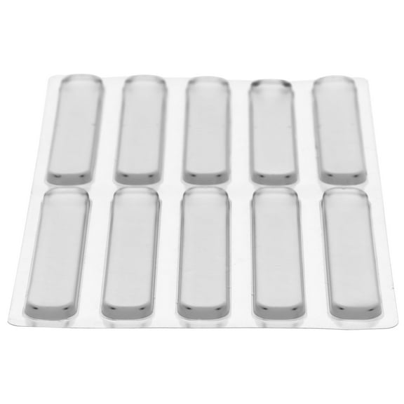 Minkissy Transparent Silicone Cabinet Door Bumpers with Anti- Cushions for Wall, Desk, Furniture
