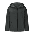 thumbnail image 3 of Womens Zip Up Hoodies Oversized Long Sleeve Sweatshirts Fall Fashion Jackets Autumn Winter Cozy Casual Hooded with Pockets, 3 of 5