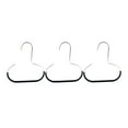 thumbnail image 1 of 3x perchas de anillo para bufanda, soportes de almacenamiento, fácil acceso, de cinturón versátiles resistentes al desgaste, organizadores Negro, 1 of 8