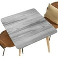 thumbnail image 2 of Square Fitted Tablecloth with Elastic Edge for Banquet Buffet Kitchen Dining Party Wood Texture Background Wood Wall Pattern Fitted for 36"x36" Square Table Style-38, 2 of 4