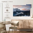 thumbnail image 4 of Elephant Stock Snowy Banff Wall Art - Horizontal Canvas Wall Art - Living Room Wall Decor - Wellness Canvas - White And Purple Decor - 12" x 8", 4 of 4