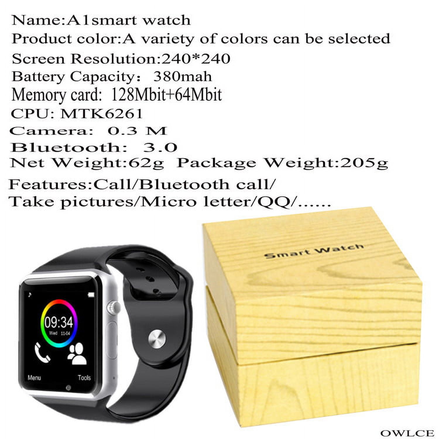 A1 smart sales watch instructions