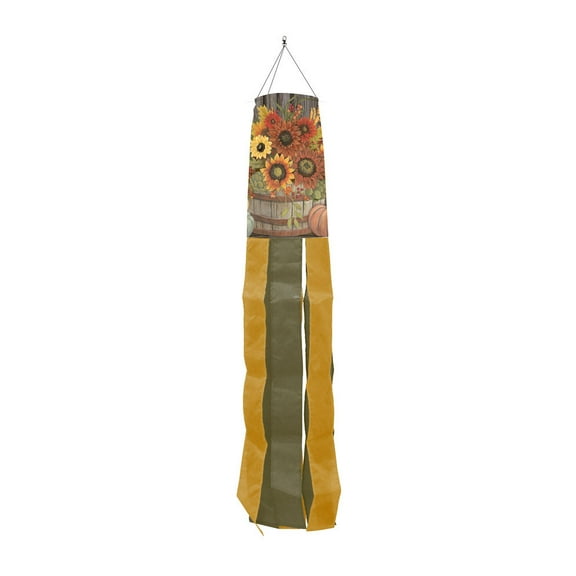 Briarwood Lane Hello Fall Floral Primitive Windsock
