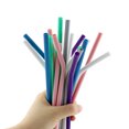 thumbnail image 4 of Shisuyan Multi Colored Foldable Silicone Straw 1Set Ideal For Travel And Hot Drinks, 4 of 8