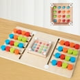 Haotrend Clearance Sale Education No Lose Parts Wooden Color Matching