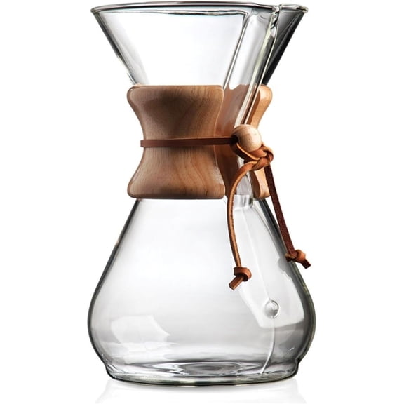 Glass Pour-Over Coffeemaker 10-Cup