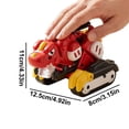 thumbnail image 3 of 3-in-1 Transforming Dinosaur Car Toy, Auto Morphing Robot Vehicle with Sturdy Materials, Collision Activated Figure Toy for Boys Girls, Birthday Gift and Action Play, 3 of 9