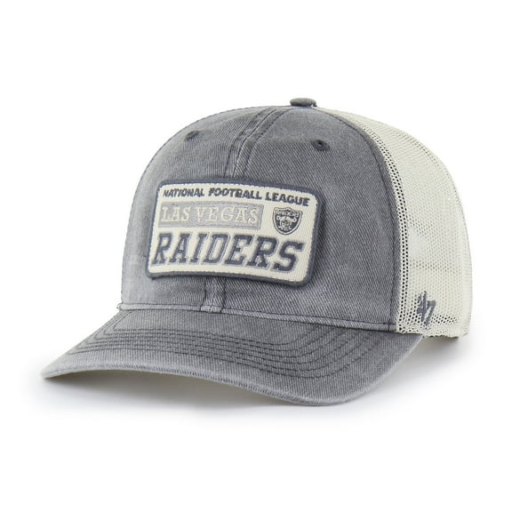 Men's '47  Charcoal Las Vegas Raiders Canteen Relaxed Trucker Adjustable Hat