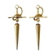 thumbnail image 1 of Pendientes góticos jinwen Vintage Punk joyería para Mujeres y hombres oro 5 cm, 1 of 8