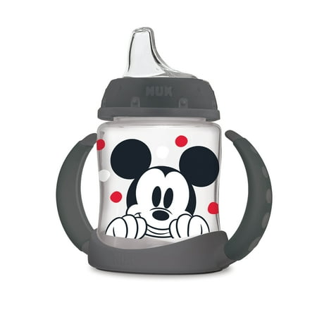 NUK Disney Learner Cup, Mickey Mouse 5 oz Soft Spout Sippy Cup, 6+ Months