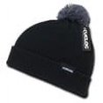 thumbnail image 2 of CUGLOG K002 Everest Pom Pom Beanies Hat-Black/Grey, 2 of 2