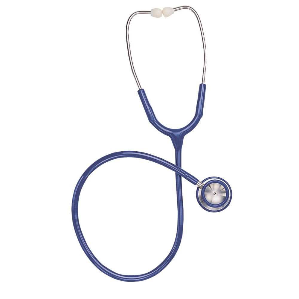 Mabis Signature Series Stainless Steel Dual Head Stethoscope, Adult, Black