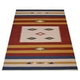 thumbnail image 5 of Rugsotic Carpets Eco-Friendly Woven Hand Woven Kilim Flat Weave Multicolor Contemporary Area Rug, 3'x5' Rectangle, Antimicrobial, 5 of 6