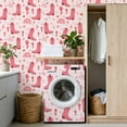 thumbnail image 4 of Peel and Stick Wallpaper Pink Cowboy Boots Cactus Rainbows Hearts Soft Pink Wall Mural 17.7in x 9.8ft Self Adhesive Removable Wall Paper Renter Friendly Wallpaper for Nursery Bedroom Cabinets, 4 of 8