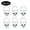 6PCS White, variant on Halloween Witch Cauldron Decoration,Mini Black Plastic Witches Cauldron,Pumpkin Treat Bucket,Candy Basket,Trick Or Treat