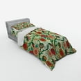 thumbnail image 3 of Ambesonne Floral Bedding Set 4 Pcs, Oriental Inspirations, Queen, Multicolor, 3 of 3
