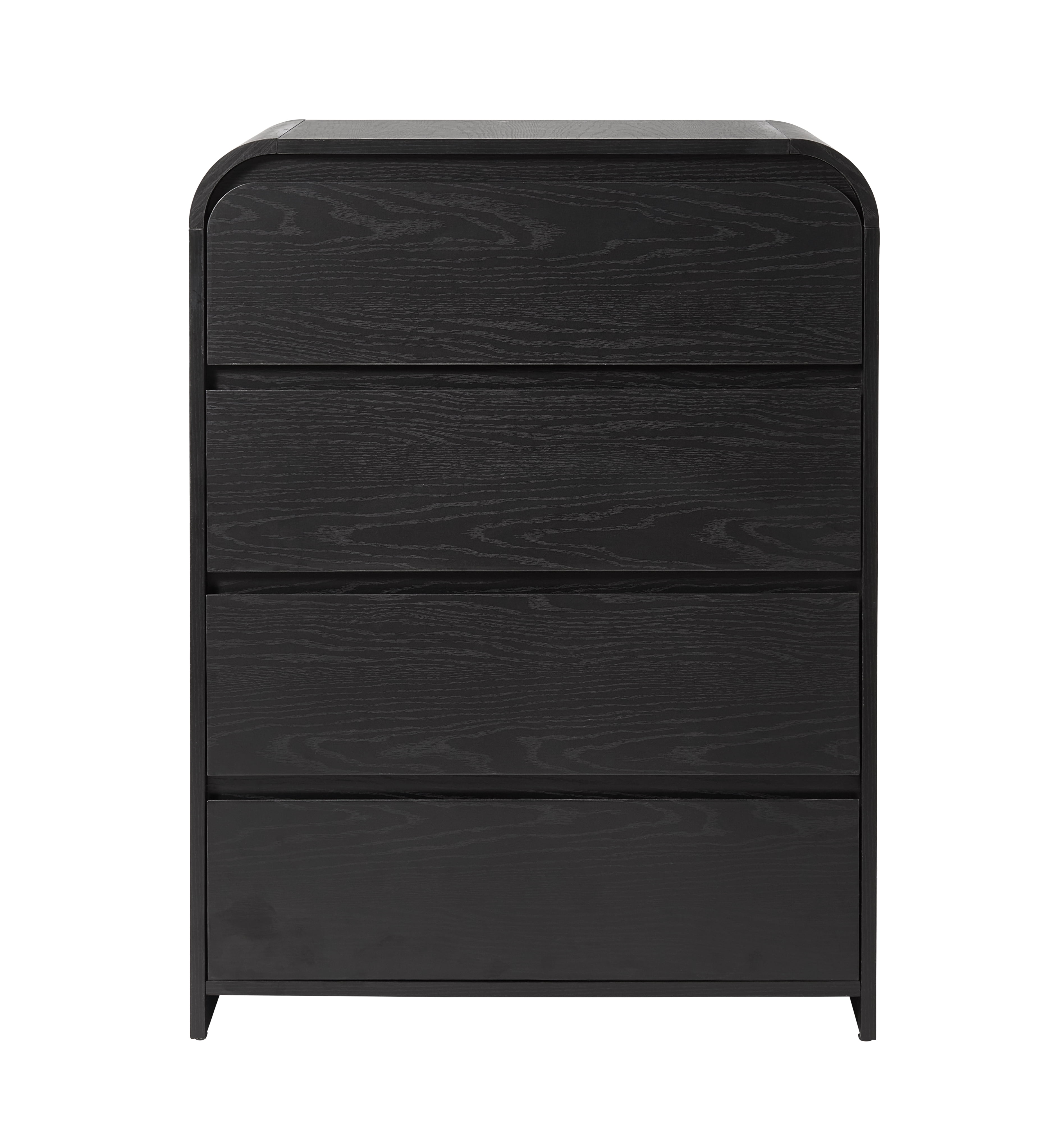 Better Homes & Gardens Juliet 4-Drawer Dresser, Rich Black Finish