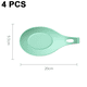 thumbnail image 2 of El resto de la cuchara para el contador de la cocina, paquete de 4 BPA libera y tenedor de la cuchara del silicón de la categoría alimenticia, 2 of 6