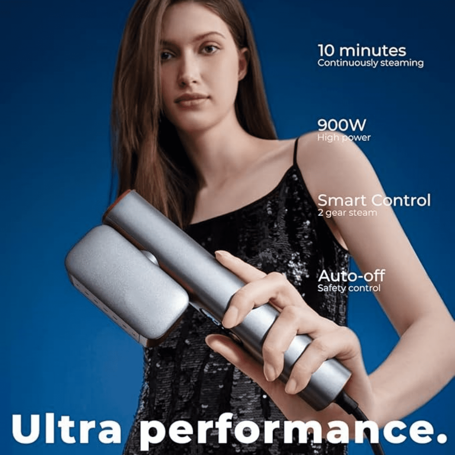 Handheld Steamer for Clothes – Global Voltage Adaptation, Palm-Sized & Lightweight (0.8lb), Dual Steam Modes, Easy Wrinkle Remover, Auto Shut-Off, for Travel & Home (100-240v)