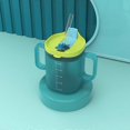 thumbnail image 2 of Adult sippy cup, compatible with the elderly, convalescents, disabled patients, and pregnant women, with straw, spill-proof cup, handle and lid, 2 of 3