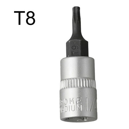 

1pc Torx Bit Sockets 1/4 Inch Driver Star Bit T8-T40 Screwdriver Bits Impact Bit