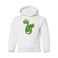 thumbnail image 4 of Cute Green Dragon Hoodie Juniors -Image by Shutterstock,  Small, 4 of 7