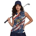 thumbnail image 3 of Aplkyhs 250th Anniversary Eagle Women's Golf Sleeveless Shirt Quick Dry Women's Sleeveless Shirts Racerback Design Breathable Fabric for Golf,Tennis,Hiking,Running,Gym Quick Dry, 3 of 7