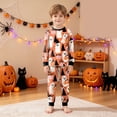 thumbnail image 5 of CAICJ98 Halloween Pajamas Toddler Girl Pumpkin Ghost Boy Pajamas Pjs Sets Kids 2 Piece Long Sleeve Soft Cotton Sleepwear (7-8 Years,Orange), 5 of 9