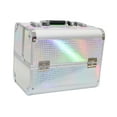 thumbnail image 4 of TISHITA Makeup Train Case Carry Handle Vanity Case for Makeup Tools Beauty Tool Home white, 4 of 8