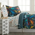 thumbnail image 3 of Wildkin Kids 100% Cotton Flannel Sheet Set for Boys and Girls - Full (Jurassic Dinosaurs ), 3 of 8