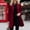 Red, variant on Azrian Fleece Jacket for Womens,Winter Cardigan Suit Coats,Women's Fashion Warm Mid Length Solid Color Long Sleeved Suit Jacket