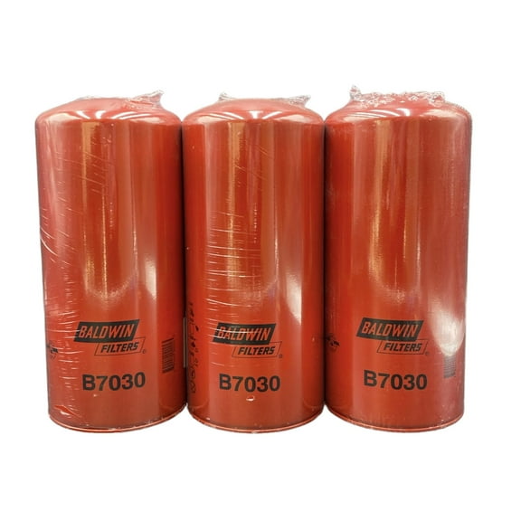 B7030 Baldwin Heavy Duty Spin-on Lube Oil Filter, Replaces WIX 51799 Fleetguard LF3883 and Donaldson P550367 Pack of 6