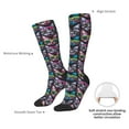 thumbnail image 4 of KLL Happy Kitten Faces Print Cool Socks Men's Women's Crew Socks Funny Crazy Novelty Stockings, 4 of 6