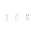 thumbnail image 3 of Sidaley Reemplazo del adaptador de carga rápida del cabezal de conversión de datos para Android Micro USB a puerto tipo C, blanco No.01 3piezas, 3 of 6