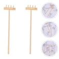 thumbnail image 2 of MasteelfCA 2pcs Mini Rakes Mini Zen Garden Rakes Meditation Sand Zen Garden Tools Kids Gift, 2 of 8
