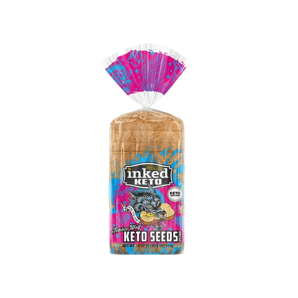 Inked Keto Keto Bread Paleo Foundation Keto Certified Inked Keto Seeds 1 Count Walmart Com