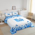 thumbnail image 3 of Erosebridal Monogrammed Bedding Twin Comforter Set,Personalized Initial Down Comforter,Letter Decoration,Reversible,Lightweight,2-Piece, 3 of 8