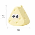 thumbnail image 3 of Simulated Cheese Squishy Hand‑Squeezable Fidget Play Toy, Slow‑Rise Anxiety Relief Sensory Toy, Portable Decompression Toy for Boys Girls, Office Classroom & Celebration Gift(1PCS), 3 of 5