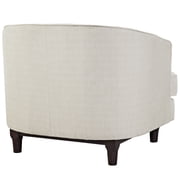 Modern Contemporary Urban Design Living Lounge Room Armchair, Beige, Fabric
