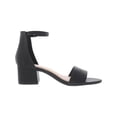thumbnail image 5 of Sugar Womens Noelle Open Toe Ankle Strap Heel Sandals, 5 of 5