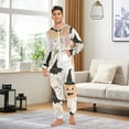 thumbnail image 5 of Halloween Theme Design Adult onesie Pajamas, Crystal Velvet Ultra Soft Warm Jumpsuit for Men and Women, 5 of 7