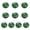 Emerald green, variant on Lynono Co.,Ltd 10Pcs Traditional Resin Chinese Knot Button Flower Shape Cheongsam Button For Dressmaking Garment Embellishment