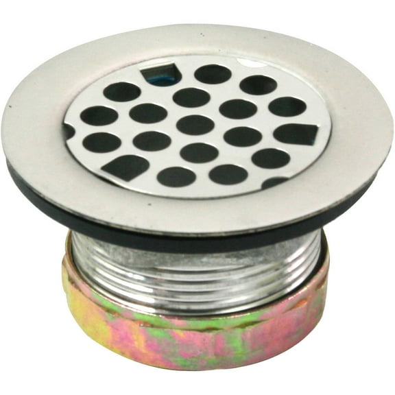 Highcraft Stainless Steel Duplex Sink Drain Strainer, Silver