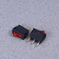 thumbnail image 3 of FRCOLOR switch control Black Rocker Switch with LED Light for Light Use Dust Resistant and Water Splash Proof Easy to,1.18"X1.18"X0.51", 3 of 4