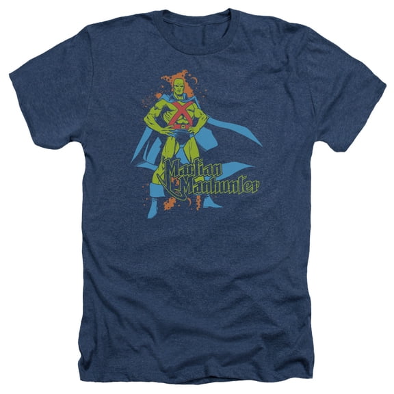 Dc - Martian Manhunter - Heather Short Sleeve Shirt - XXX-Large