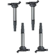 Set of 4 ISA Ignition Coils Compatible with 2009-2019 Toyota Corolla 1.8L 2010-2015 Toyota Prius 1.8L 2011-2017 Lexus CT200h 1.8L Replacement for UF619