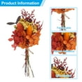 thumbnail image 3 of Uxcell Mini Dried Flower Bouquet, Pampas Grass Natural Wildflower Decor, Purple, 3 of 6
