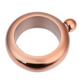 thumbnail image 2 of Pulsera portátil Flagon Brazalete de acero inoxidable Wine Pot Frasco Licor de alcohol Eccomum Oro, 2 of 5
